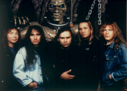 Iron Maiden 1998: Dave, Steve, Blaze, Nicko, Janick